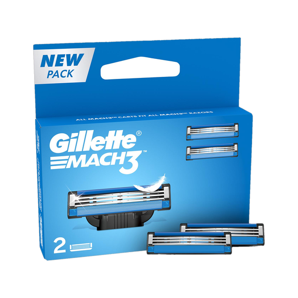 Gillette Mach3 Cartridges with Anti Friction Blades