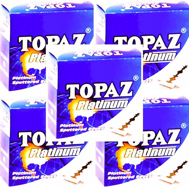 TOPAZ Platinum Blades 250 BLADES (EACH PACKET CONTAIN 50 BLADES)R