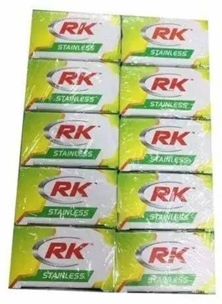 PasCom RK Platinum Double Edge Razor Blades - Pack of 10 Box (EACH BOX 50 pic)G