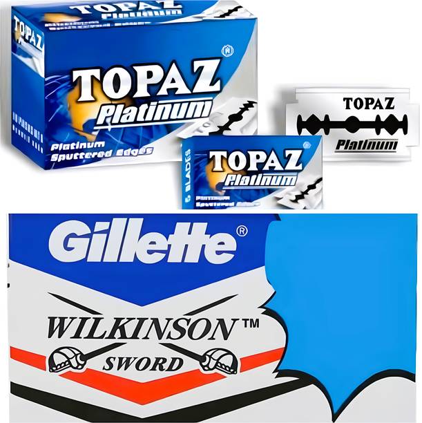 TOPAZ Gillette wilkinson Blades 100 BLADES (EACH PACKET CONTAIN 50 BLADES)Q