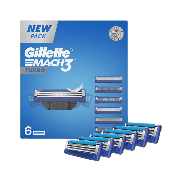 Gillette Mach3 Turbo shaving blades for men