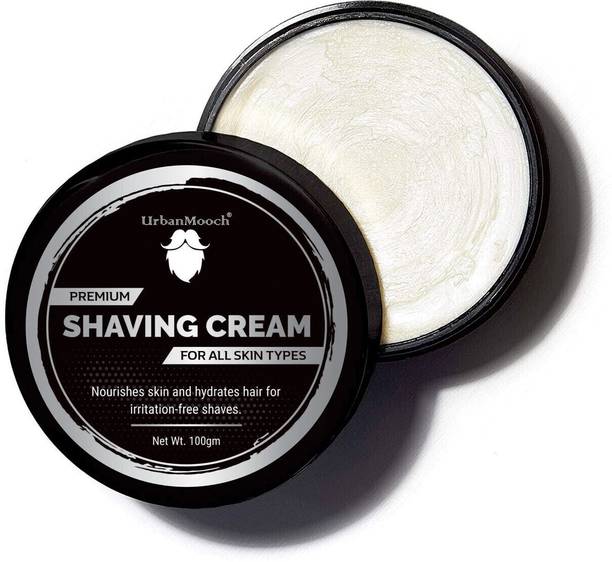 UrbanMooch Shaving Cream For Men with Shea Butter, AloeVera and Coconut For Smooth Shave