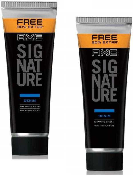 AXE Denim Lather Shaving Cream, 60 grams Pack of 2