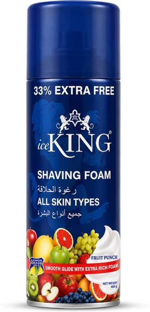 VETONI Ice King No.1 Shaving Foam Fruity Punch Natural and Soft shave|Pack of 1