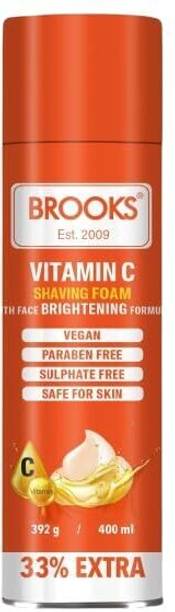 Brooks Vitamin-C Shaving Foam