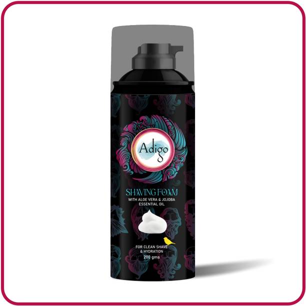 adigo Shaving Foam With Aloe Vera & Jojoba Essential Oil