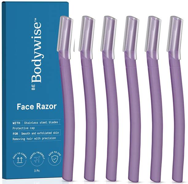 Be Bodywise Reusable Face Razor For Women for Facial Hair | For Eyebrow, Upper lip, Chin, Women