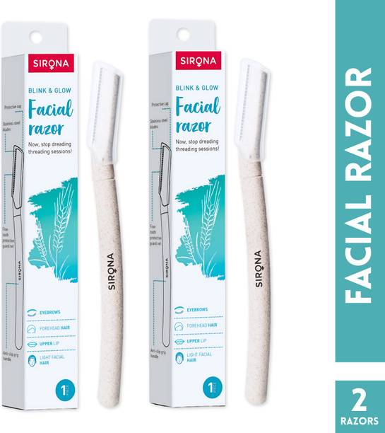 SIRONA Reusable Face Razor | Painless Facial Hair Removal | Face, Eyebrow & Upper Lip, Women