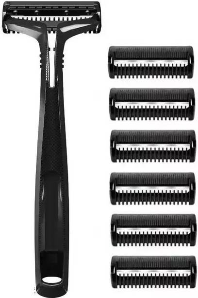 alku G Guard Shaving Combo (1 Razor + 6 Cartridges) (Pack of 7) Razors & Cartridges, Men & Women