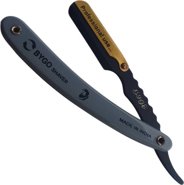 BYGO B50 Professional Barber Design Plastic Handle Razor Stainless Steel, Men & Women, Men & Women