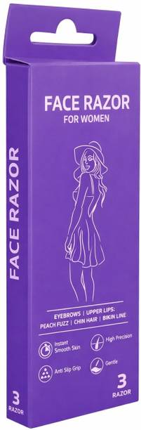 PRAKRITEASE Face Razor For Women Gentle Eyebrow And Facial Hair Remover, Women