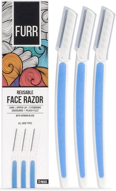 FURR By Pee Safe German Blade Reusable Face Razor For Women Facial Hair For Eyebrows & Upper Lip