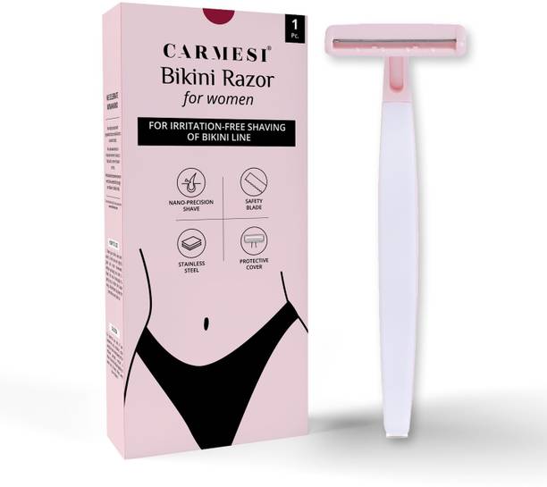 Carmesi Bikini Razor for Women | For Irritation-Free Shaving of Bikini Line | Pack of 1