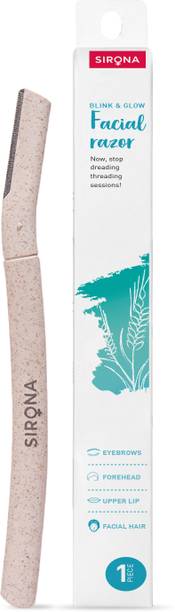 SIRONA Blink & Glow Face Razor for Women | Eyebrow, Upper Lip, Women