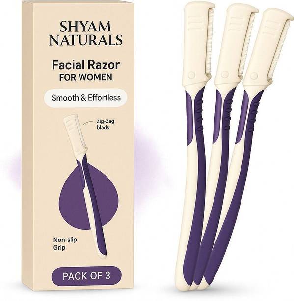Shyam Naturals Face Razor for Women Facial Hair | Upper Lip, Eyebrow, Chin, Peach Fuzz, Women, Women