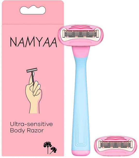 नम्या Ultra Sensitive Body Razor |-friendly,smooth&hassle-free|5 Blade Precision