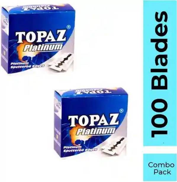 TOPAZ PLATINUM BLADE ( PACK OF 100 BLADE )