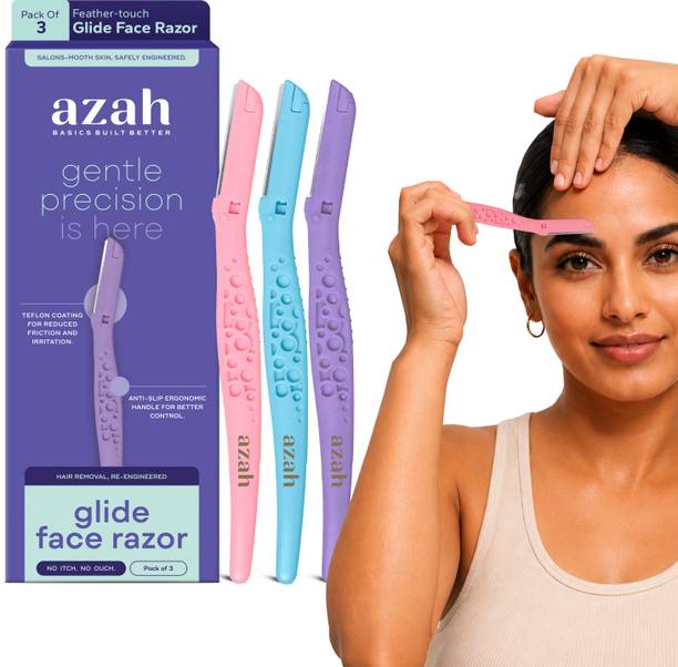 AZAH Reusable Face Razor For Women Facial Hair | Eyebrows, Upper Lip,Peach Fuzz,Chin|, Women
