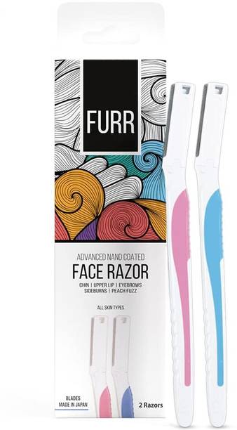 FURR By Pee Safe Face Razor For Women - 2N|Eyebrows, Upper Lip, Forehead & Chin, Women