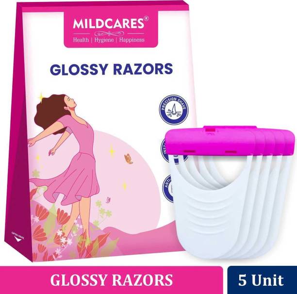 Gynocup Underarm Hair Removal Razor For Women, Girls | Easy to use | No Cut Safe & Comfortable Shaving | Water Resist (Pack of 5), Men & Women