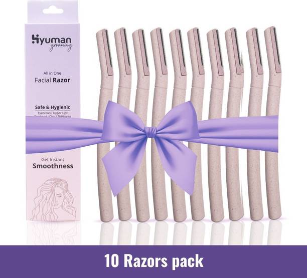 Hyuman Eyebrow & Facial Razor for Women | Chin, Upperlip, Sideburns, Forehead Shaving, Women