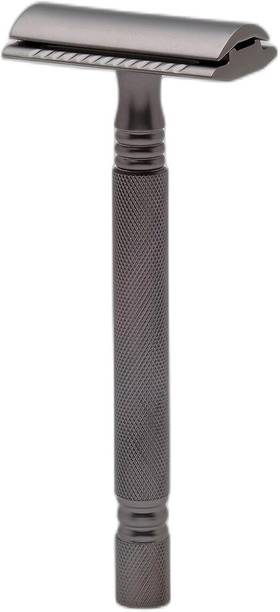 Pearl Shaving Double Edge Safety Razor (Graphite Black) - Best Shaving Razors for Men, Men