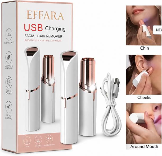 Effara Electric Flawless Brows facial Hair Remover,Painless Hair Removal trimmer, Men & Women