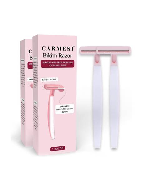Carmesi Bikini Razor for Women | For Irritation-Free Shaving of Bikini Line, Women