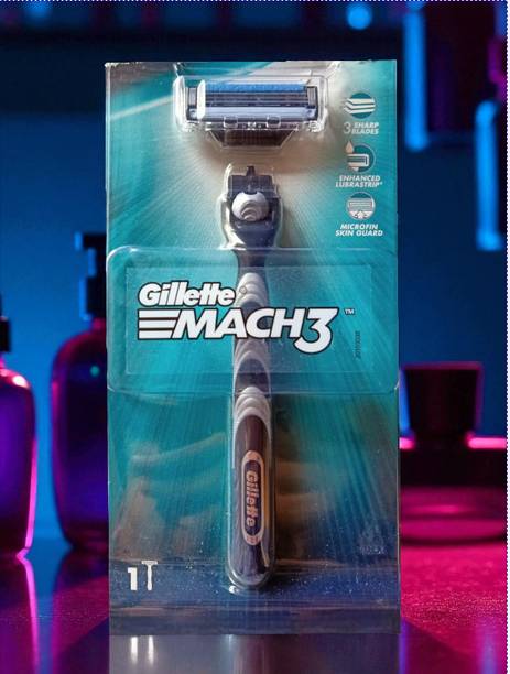Gillette Mach3 Razor 1 Handle + 1 Cartridge, Men