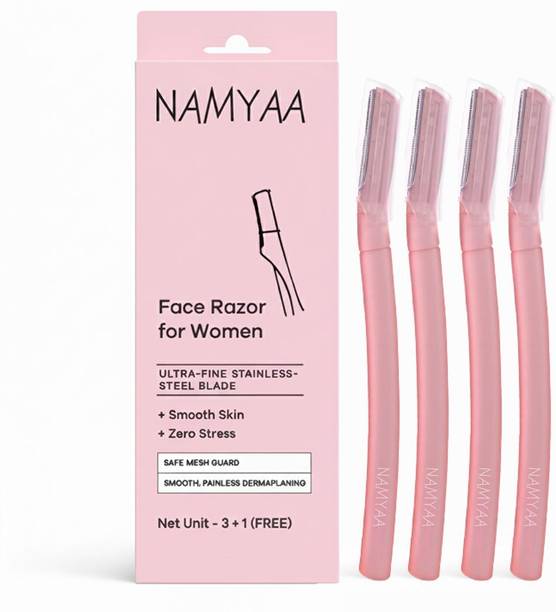 Namyaa Reusable Face Razor for Women | Perfect for Eyebrows, Upper Lip & Chin, Men & Women