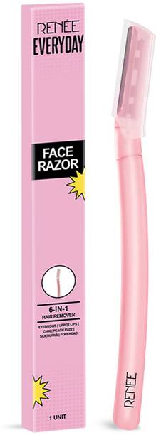 Renee Everyday Face Razor Painless Hair Remover for Brows, Upper Lips, Chin, Forehead, Women