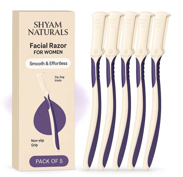 Shyam Naturals Face Razor for Women Facial Hair | Upper Lip, Eyebrow, Chin, Peach Fuzz, Women