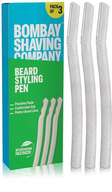 BOMBAY SHAVING COMPANY Beard Pen Styler Razor for Men | Reusable | Shaving, Men