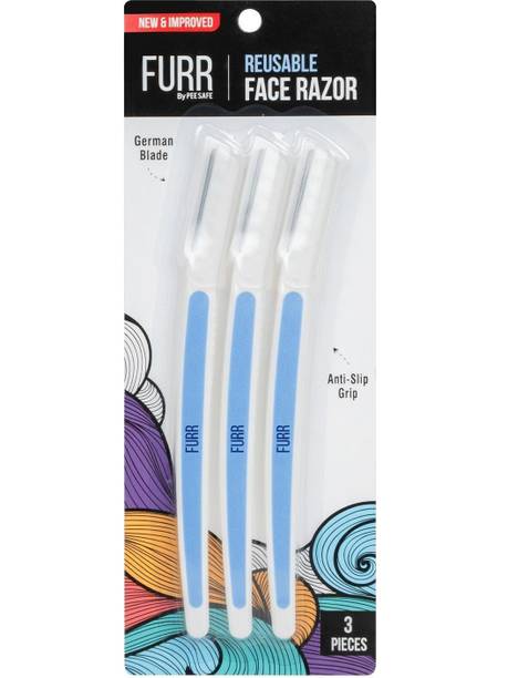 FURR German Blade Reusable Face Razor For Women Facial Hair For Eyebrows & Upper Lip, Women