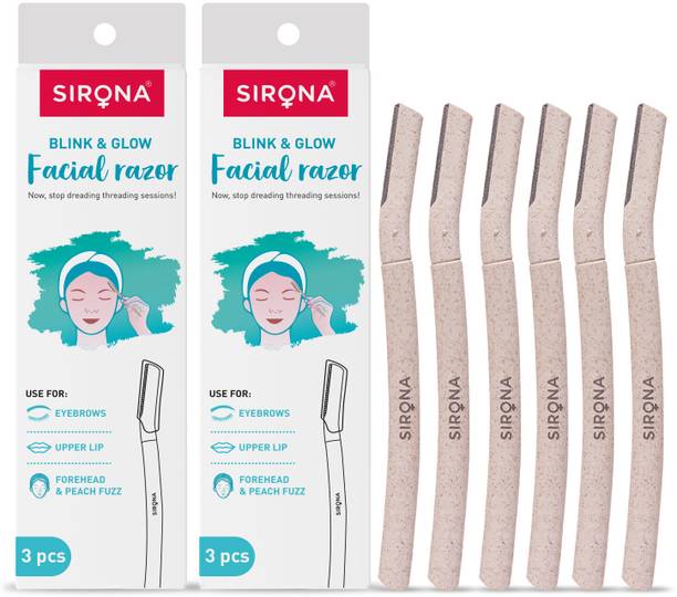 SIRONA Face Razor for Women | Eyebrows, Upper Lip, Women