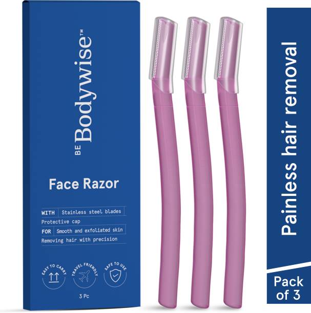 Be Bodywise Reusable Face Razor For Women for Facial Hair | For Eyebrow, Upper lip, Chin