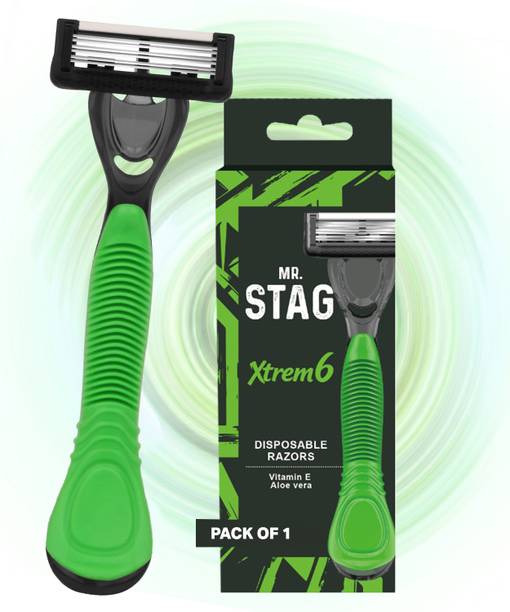 Mr. stag Xtrem6 Disposable Razor, Men