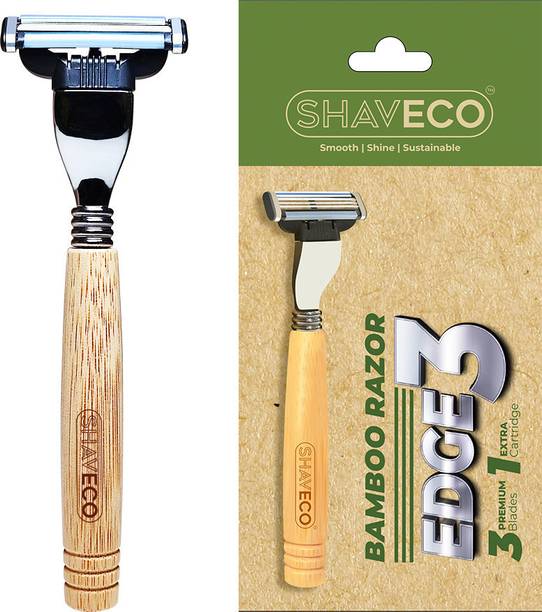 SHAVECO Edge 3 Bamboo Razor |, Men