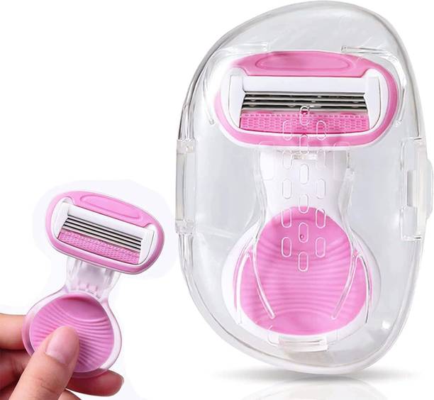 WUDEE 6 Blade Cartridge Hair Removal Razor for Arms, Underarms, Legs & Bikini Area, Women