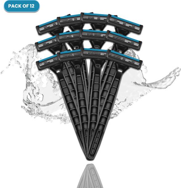 Dorco TNC100 Disposable Shaving Razor | Rubber Grip and Lubrastrip, Men