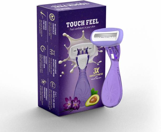 JKICHNM 3-Blade Precision Mini Razor for Women - Smooth & Hassle-Free Shaving, Women