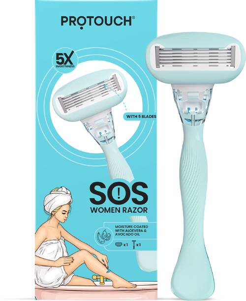 PROTOUCH SOS Women Razor | Reusable, Gentle & Flexible Shave, Women