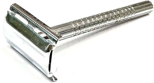 sakko Steel Double Edge Safety Shaving Razor with Steel Long Handle, Men & Women