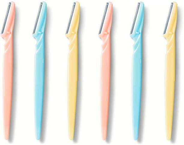 LOVHIDE 6 Eyebrow Razor and Face Razor for Women and Men, Eyebrow Hair Trimmer, Women