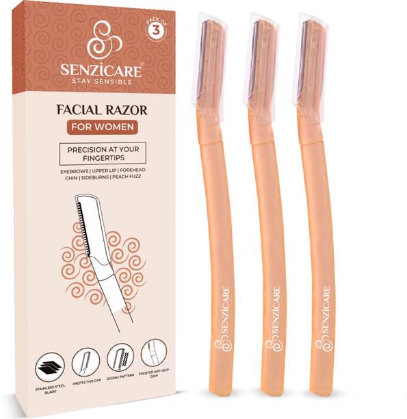 Senzicare Reusable Face Razor for Women Facial Hair | Instant & Painless Hair Removal, Women