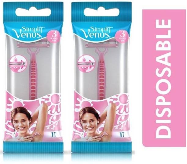 Gillette Venus Razor Pack of 2, Women