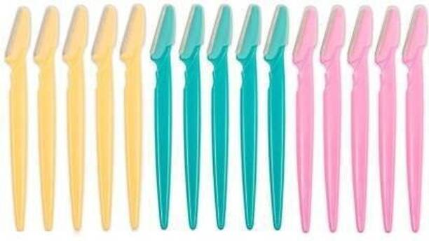 tincke Eyebrow, Neck, Face, Upper Lips as well as Unnecessary Hairs Elsewhere Shaping Trimmer Shaper Shaver Razor Tool (Pack of 15), Men & Women
