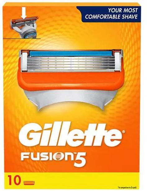 Gillette FUSION 5 REPLACEMENT CARTRIDGES (PACK OF 10), Men