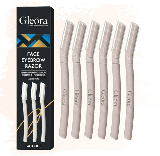 Gleora Gléora Facial Razor Combo (6 pcs), Women