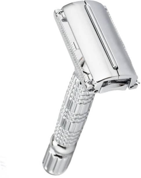 UBRONIK Classic Stainless Steel Double Edge Shaving Razor, Men